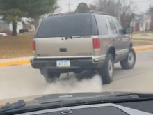 This is giving it slight throttle to go forward