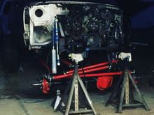 Finished the front end late over the weekend. The chevy orange came out pretty alright.