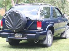 all shined up and lookin pretty. LOOKING FOR NEW SPARE TIRE COVER.