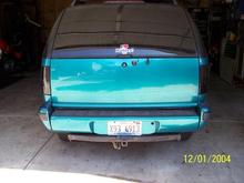 tinted tail lights. super dark.