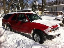 Chicago Blizzard of 2010.  Took about 1.5 hours to dig this truck out and my friends Cherokee