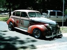 '39 Pontiac Deluxe 8 Touring Sedan as it looked after being dropped off at our home by the AAA flatbed - Finally, a new project!