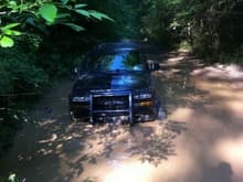 Truckie ended up plowing through that and making the guys behind me get stuck haha