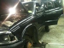 The Mud Slut:
Getting new brake lines and the misfire fixed. 
Misfire was due to needing a tune up.