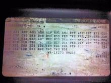 94 K5 Sport Blazer RPO Options Tag