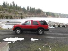 Truck after bedlined and new 31s