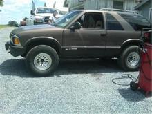 new wheels: american racing outlaw 2's and 32 11 1/2 tires