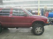 My 99 just leaving the shop with new lift!!