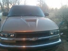 cervini's hood and after market lights and yes it has the front end conversion off a 04 lol