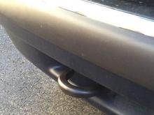 wire wheeled, then clear coated tow hooks