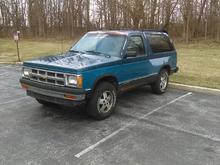 1991 Chevy S10 Blazer 4x4 2 door Tahoe edition