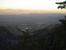 View, almost to the peak of the trail.