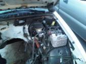 During the engine swap