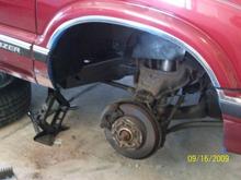 new wheel well paint