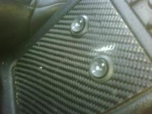 switches for my heated seats in a carbon fiber panel in the center console