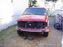 This was the end of day 1. left fender on. Hood in place and bumper skin just sitting on the frame mounts for affect.