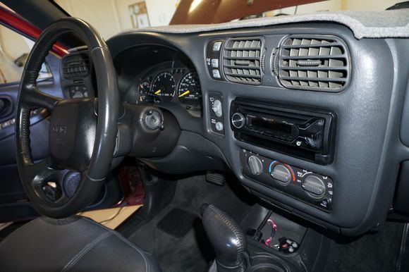 Passenger view of installed unit