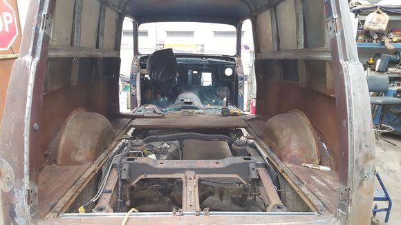 Firewall lined up w/body mounts and used 6 more body mounts w/out fabrication 