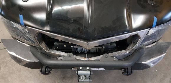 Picture the honeycomb behind the opening.
