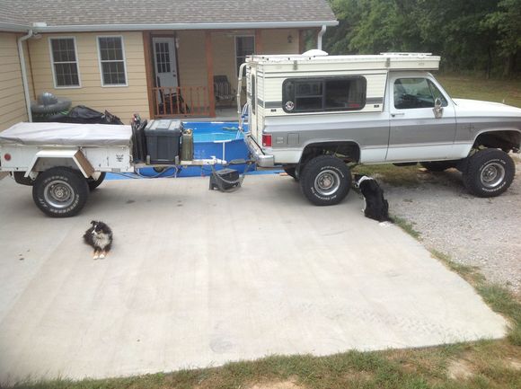 85 Blazer and Four Wheel Camper
