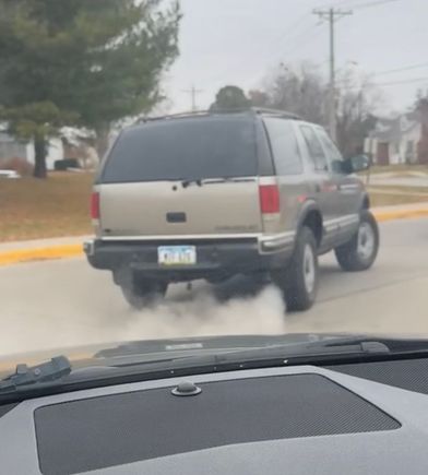 This is giving it slight throttle to go forward