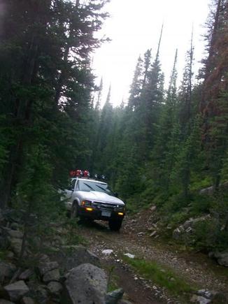Trail in the Rocky Mountains