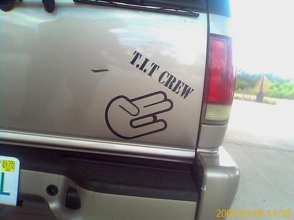 showing my crew pride