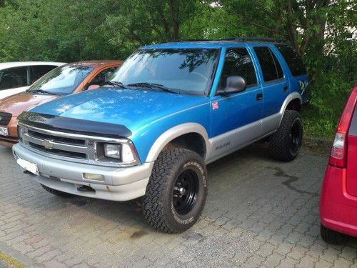 Blazer with new rims.