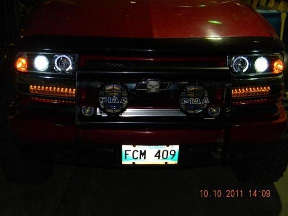 projector headlights &amp; running lights