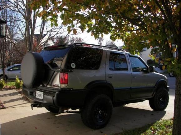 tire carrier added