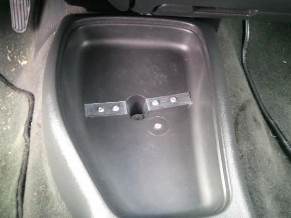 fixed the center console