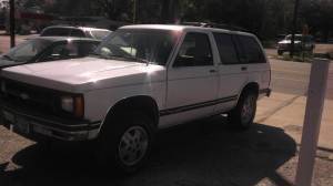 94 Chevy Blazer S10 - left side - on purchase day