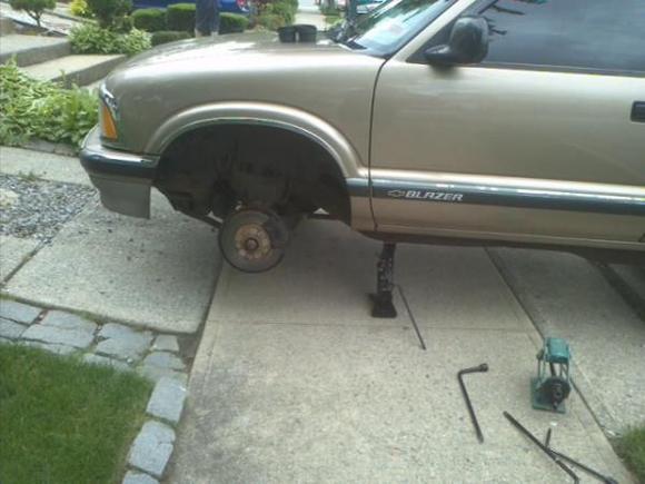 Started to get the rims off to plasti dip them