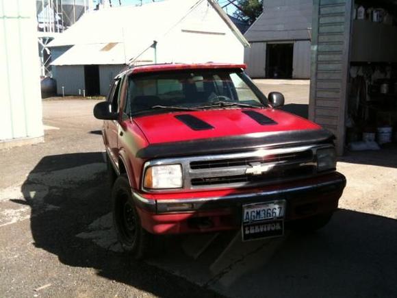 front view after vents installed