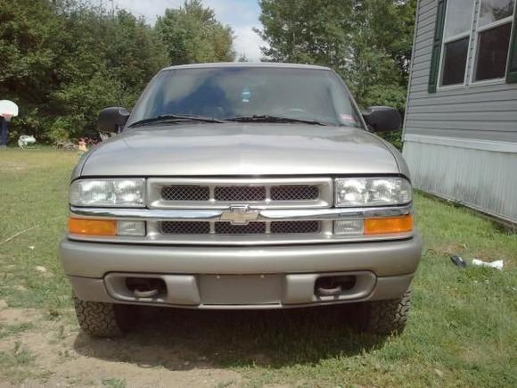 Mug shot!!  Notice color match bumper, standard on these trim lines also, factory fog lights!! Love them!  I predict a Blacked out bow-tie in the very near future
