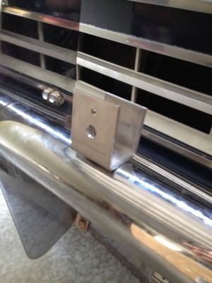 The stainless steel fog light mounts