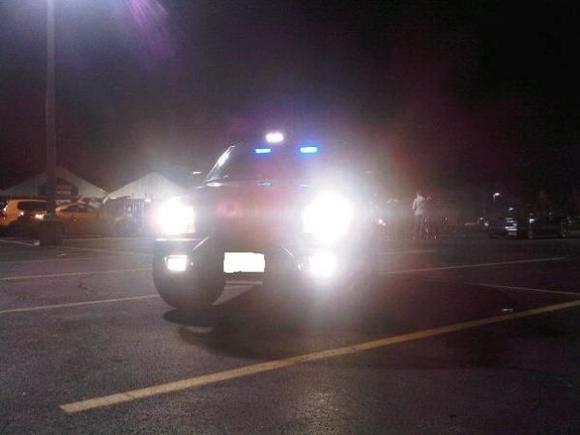 My Truck at a car meet this was before I started doing anything to it