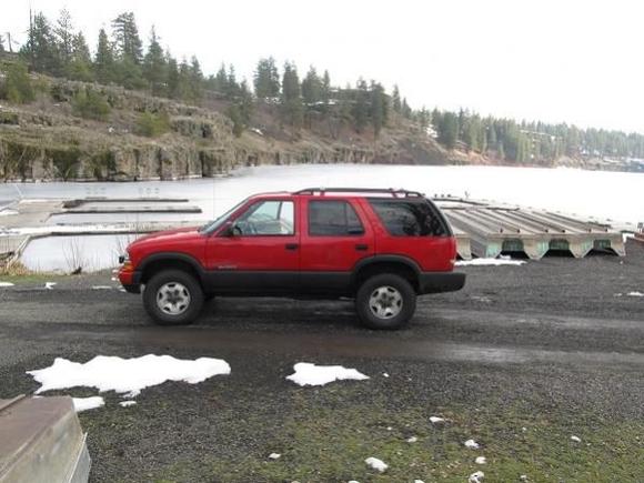 Truck after bedlined and new 31s