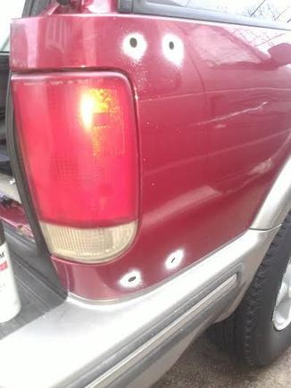 swing arm holes
