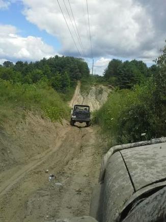 We Started out on this sand hill