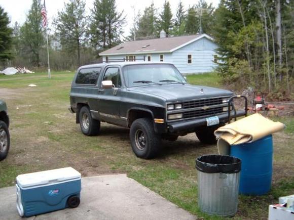 My old 89 blazer, Man that was fun.