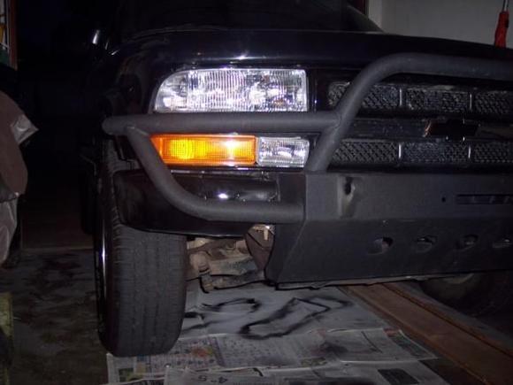 stock bumper 'end caps' redone and complete