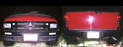 These were taken before installing the fog lamps, shaving the rear wiper, and adding the lift kit.