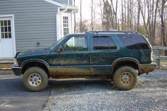 Blazer after a short trail