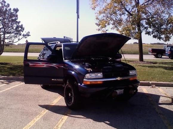 My Truck In The Jewel Parking Lot