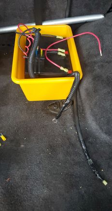 2 sealed agm fire alarm batteries from work