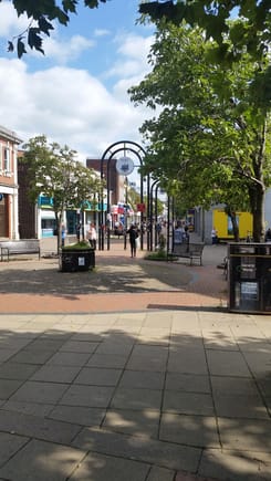 Liscard pedestrian shopping area