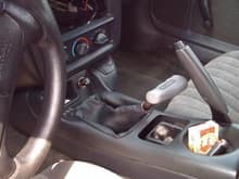 No radio! But a hurst shifter