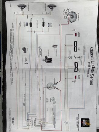 here's a diagram showing the starter wire from the exterior bulkhead going to starter