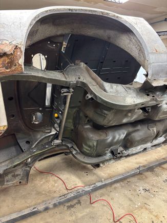 I decided to put mini tubs in since I am replacing almost the entire rear half of the car.